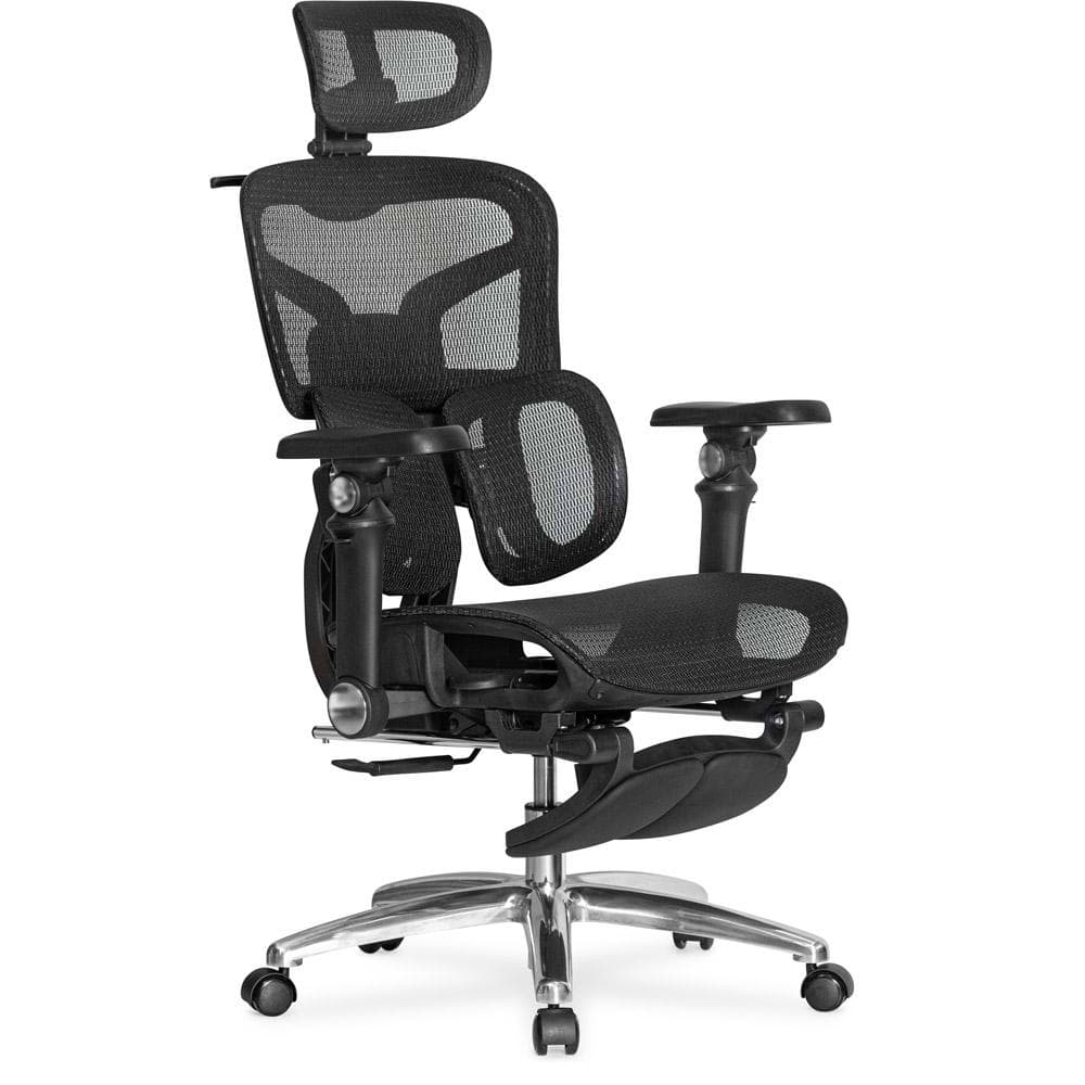 Крісло офісне Mealux S2 Air Plus Black (HF-S2 M/B)